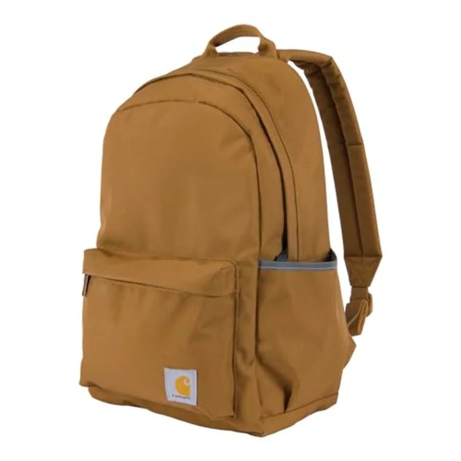 Zaino Classico per Laptop da 21L, Impermeabile con Tasca per Laptop da 15 Pollici e Scomparti Organizzativi, Marrone