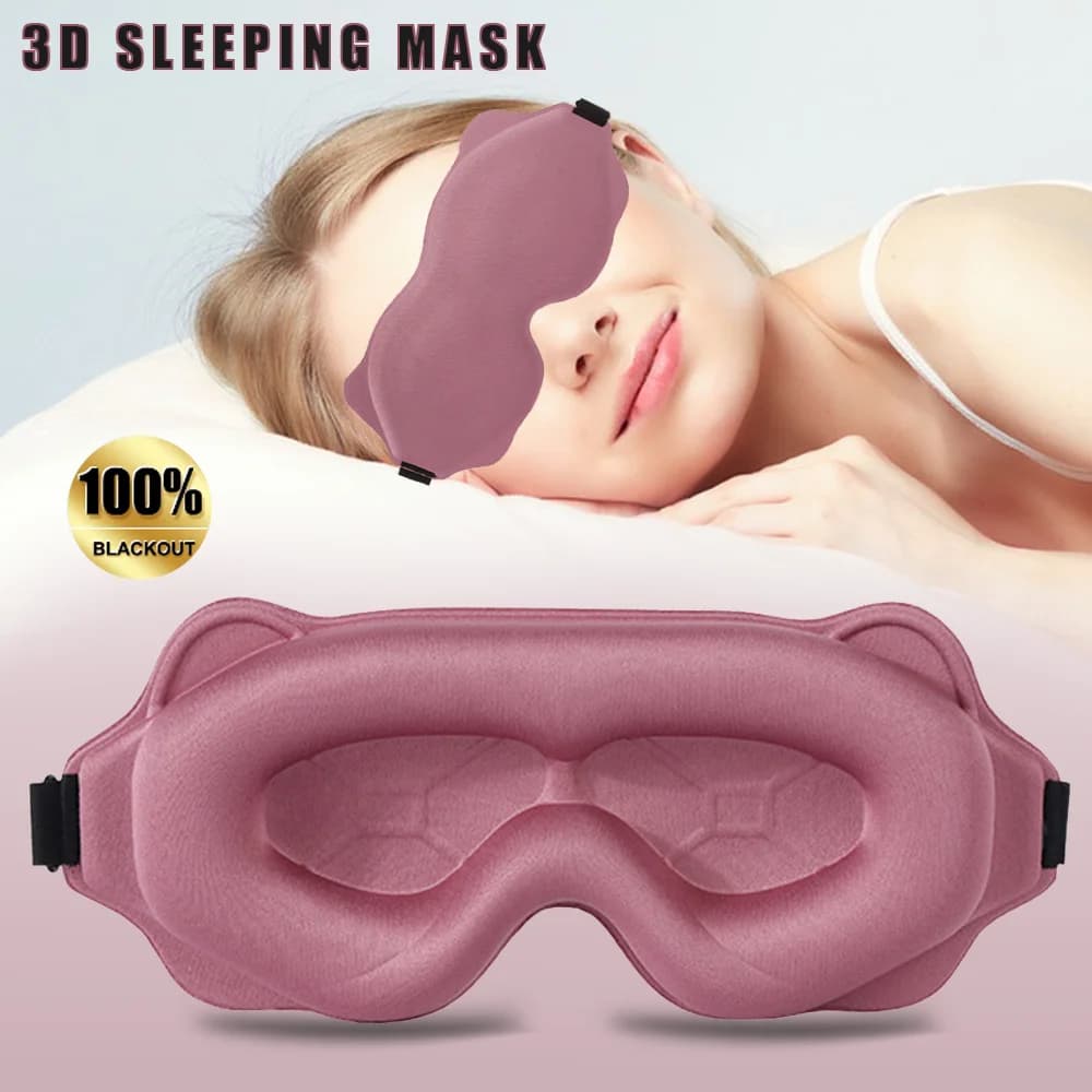 3D Sleep Mask Soft and light upholstered sleeping mask for Slaapmasker Eye shadow Benda for sleeping Face mask Benda on eye