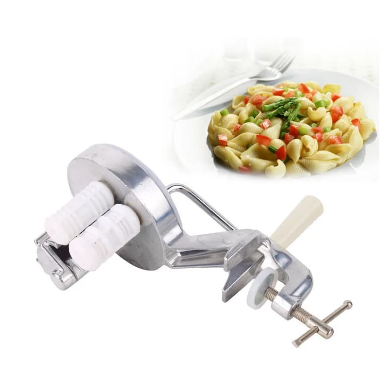 Macchina per pasta a mano in lega di alluminio Spaghetti Cavatelli Fettuccine Pressa per noodle Macchina per uso domestico Cucina Pasta Strumento di cottura