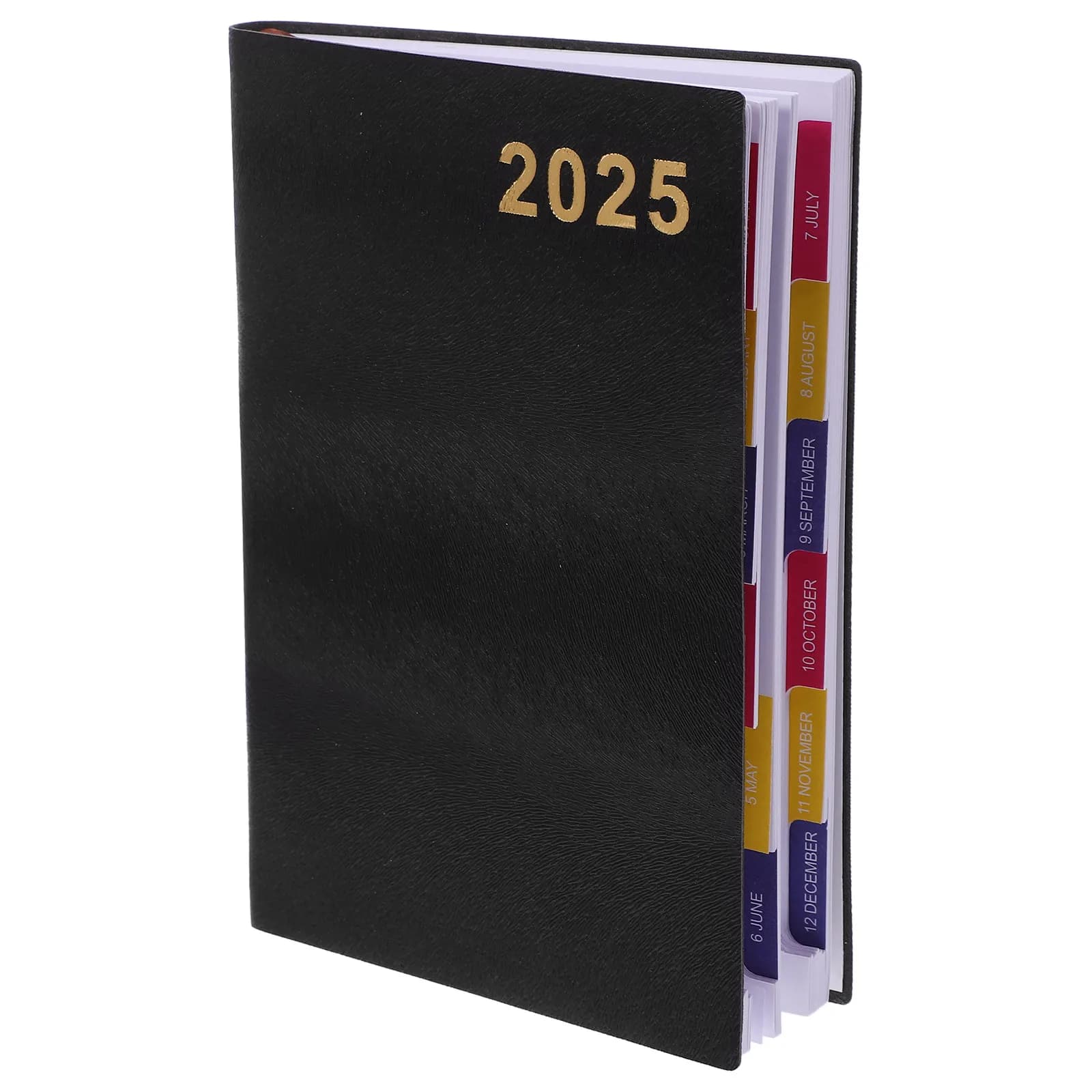 Agenda Giornaliera 365 Giorni, Quaderno con Pagine Spesse, Organizer da Scrivania per Studenti e Lavoratori d'Ufficio, Pianificatore Giornaliero 2025