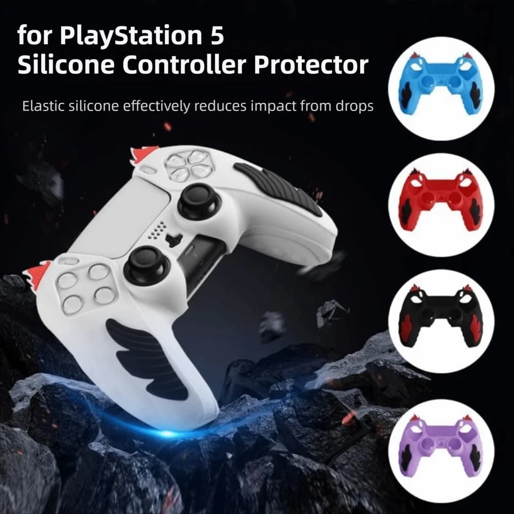 Silicone for PS5 Controller Skin Soft Anti-slip Protective Cover Ergonomic Ultra Thin Shell for PlayStation 5 Game Accessories