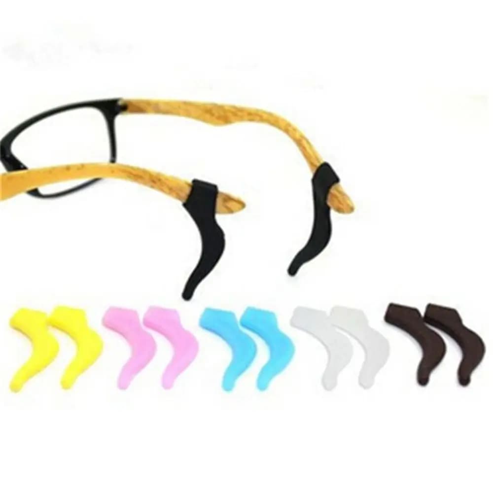 Silicone Anti Slip Ear Hooks Holder Glasses Eyeglass Sunglasses Outdoor Sport Eyewear Accessories