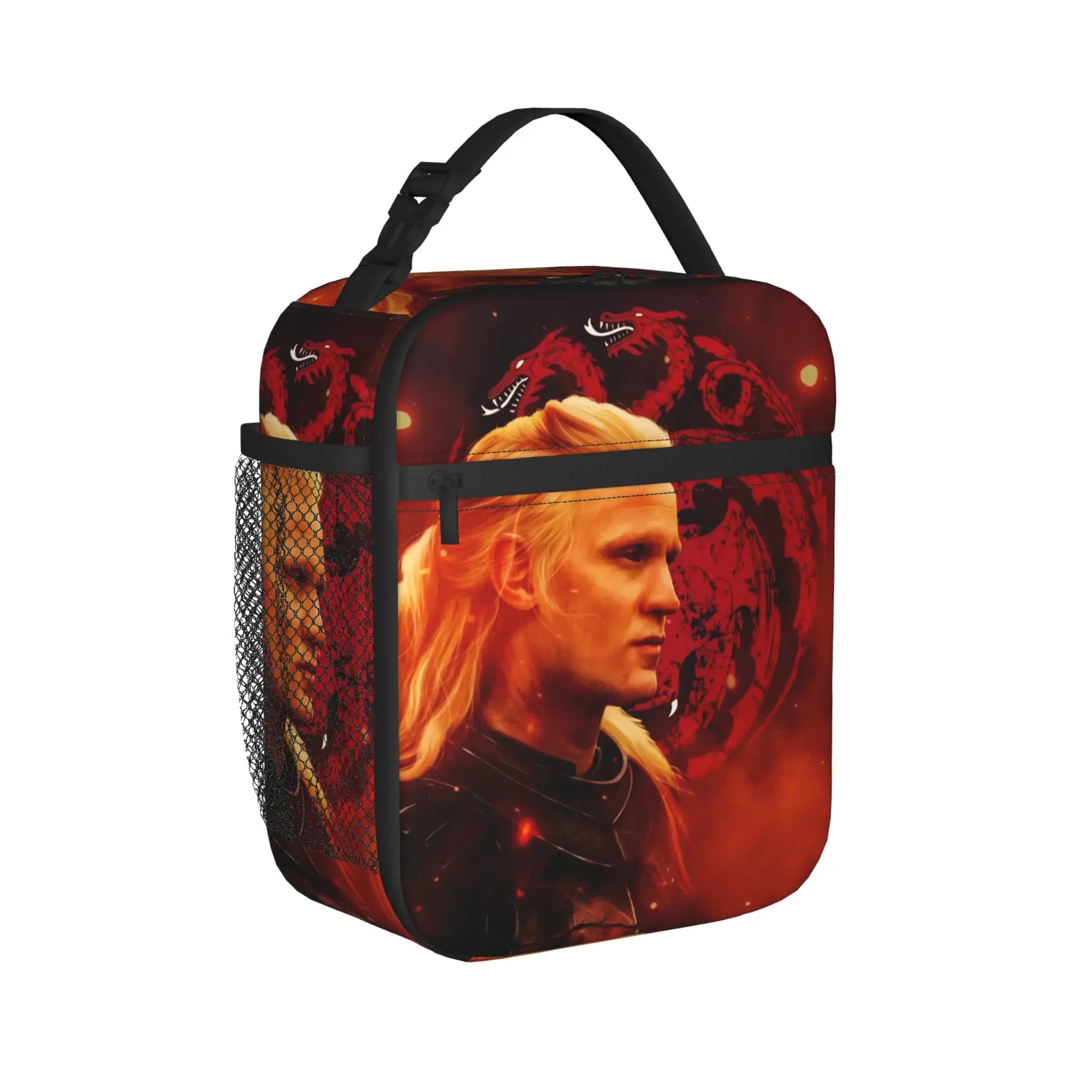 H-House of the D-Dragon Thermal Insulated Lunch Bags for School Reusable Food Bag Container Cooler Thermal Lunch Boxes