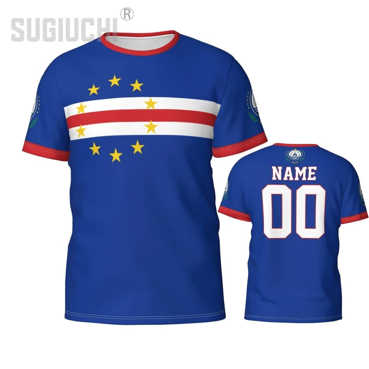 Nome personalizzato Numero Capo Verde Bandiera Emblema 3D T-shirt per uomo Donna T-shirt Abbigliamento della squadra Calcio Tifosi di calcio Regalo T-shirt