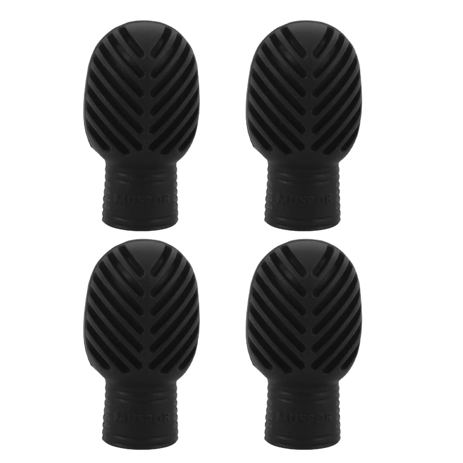 4 Pezzi Smorzatori di Rumore in Silicone per Bacchette, Punte Silenziose per Pratica, Cuscinetti Mute per Batteria, Protezioni per Bacchette, Accessori per Percussioni per Casa