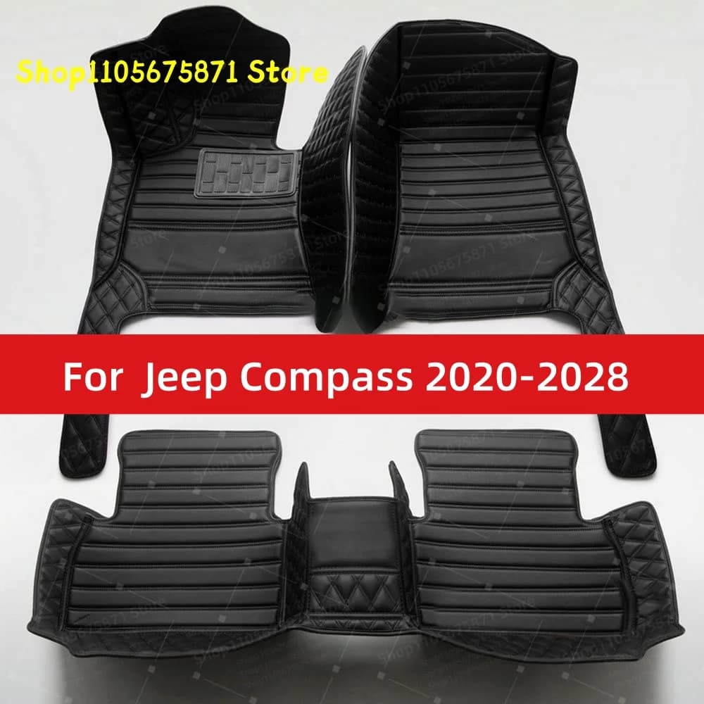 Custom Car Floor Mats Fit For Jeep Compass Mp552 2020 2021 2022 2023 2024 2025 2026 2027 2028 Car Mat Accessories Mats Carpets