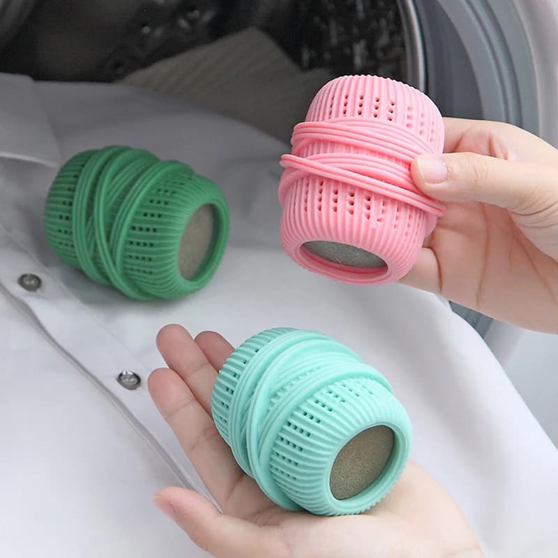 1 Pezzo Pallina Riutilizzabile per Lavatrice, Ammorbidente per Tessuti, Accessorio per la Pulizia dei Vestiti Domestici