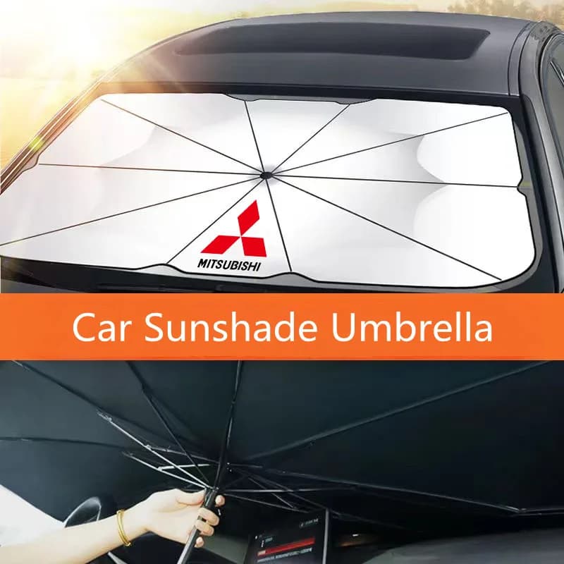 Parabrezza per auto Parasole pieghevole per blocco raggi UV e calore solare per Mitsubishi Lancer ASX Outlander Pajero Evolution Accessori