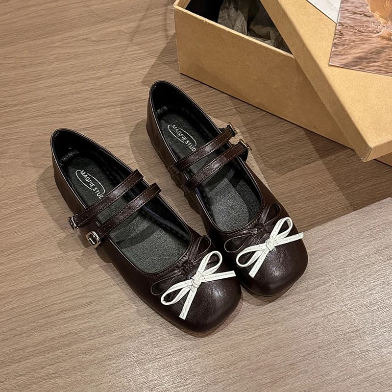 Nuove Scarpe Basse da Donna Primavera 2026, Design alla Moda con Punta Rotonda, Comode per l'Uso Quotidiano, Mocassini da Donna Taglie 35-40