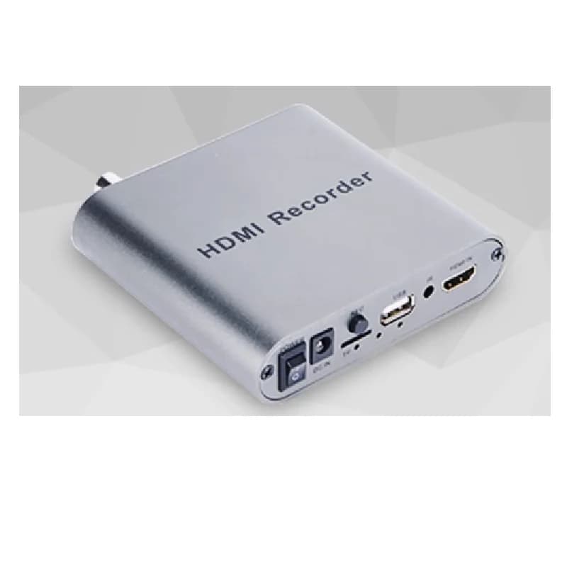 Scatola video 1080P per streaming live, registrazione di giochi, audio video HDMI, chiavetta USB, archiviazione disco rigido e acquisizione foto