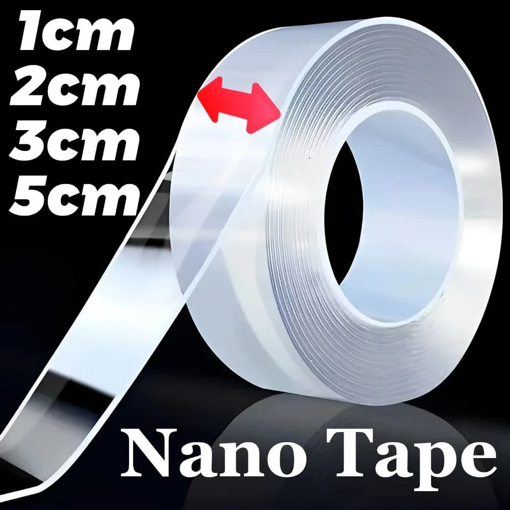 Organizzatore per interni auto Nano Tape Traceless Nastro biadesivo Porta gadget per telefono Gestione dei cavi Adesivo lavabile riutilizzabile