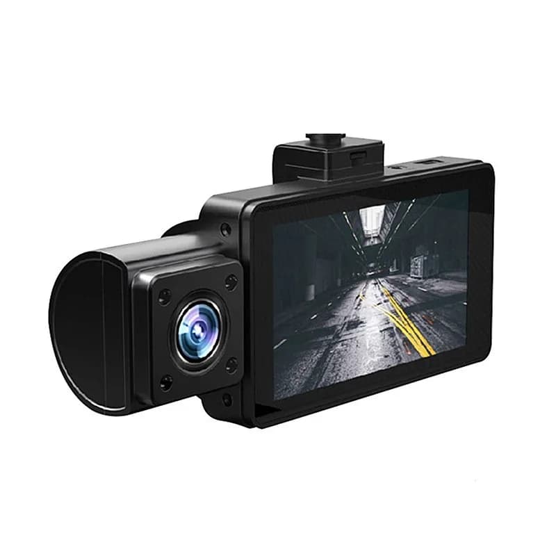 New J08 2K+1080P 3-Channel Car Dash Cam Parking Monitor Night Vision