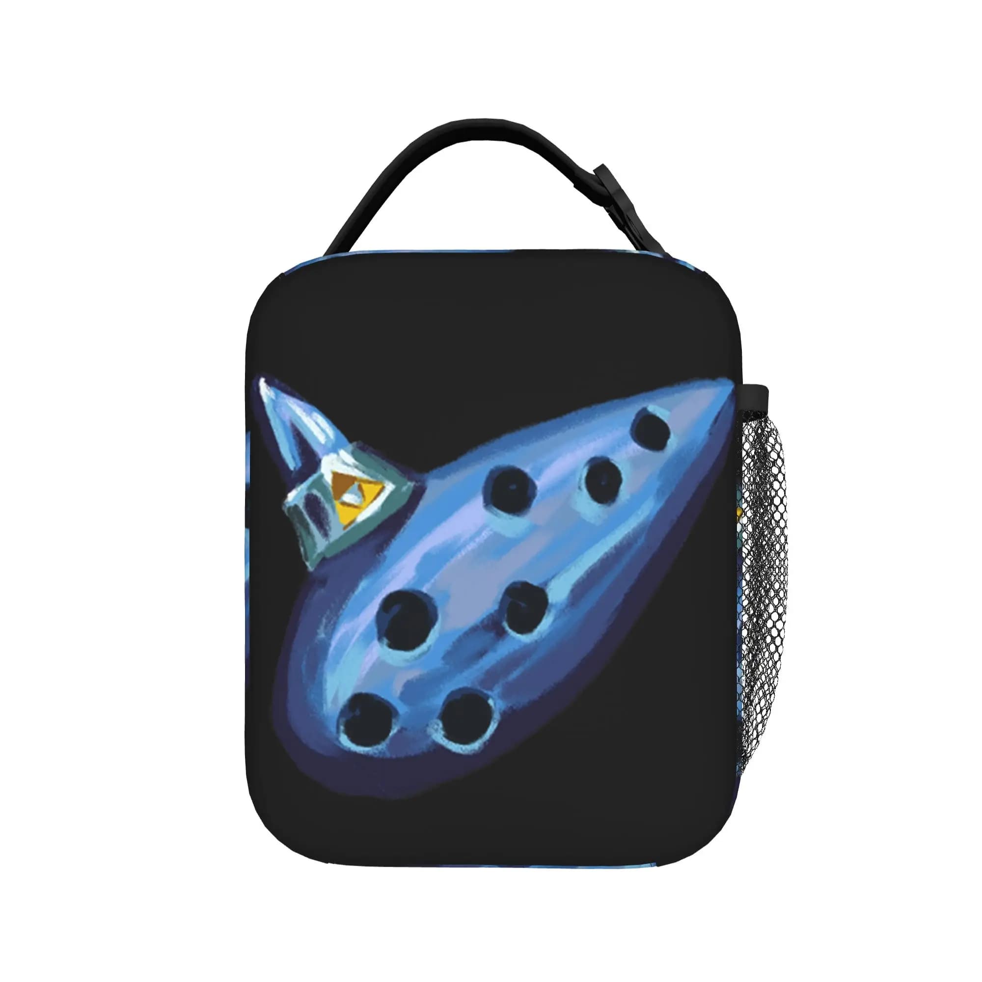 Ocarina of Time Zeldas Legend Insulated Lunch Bags Large Lunch Container Thermal Bag Tote Lunch Box Office Travel Men Women