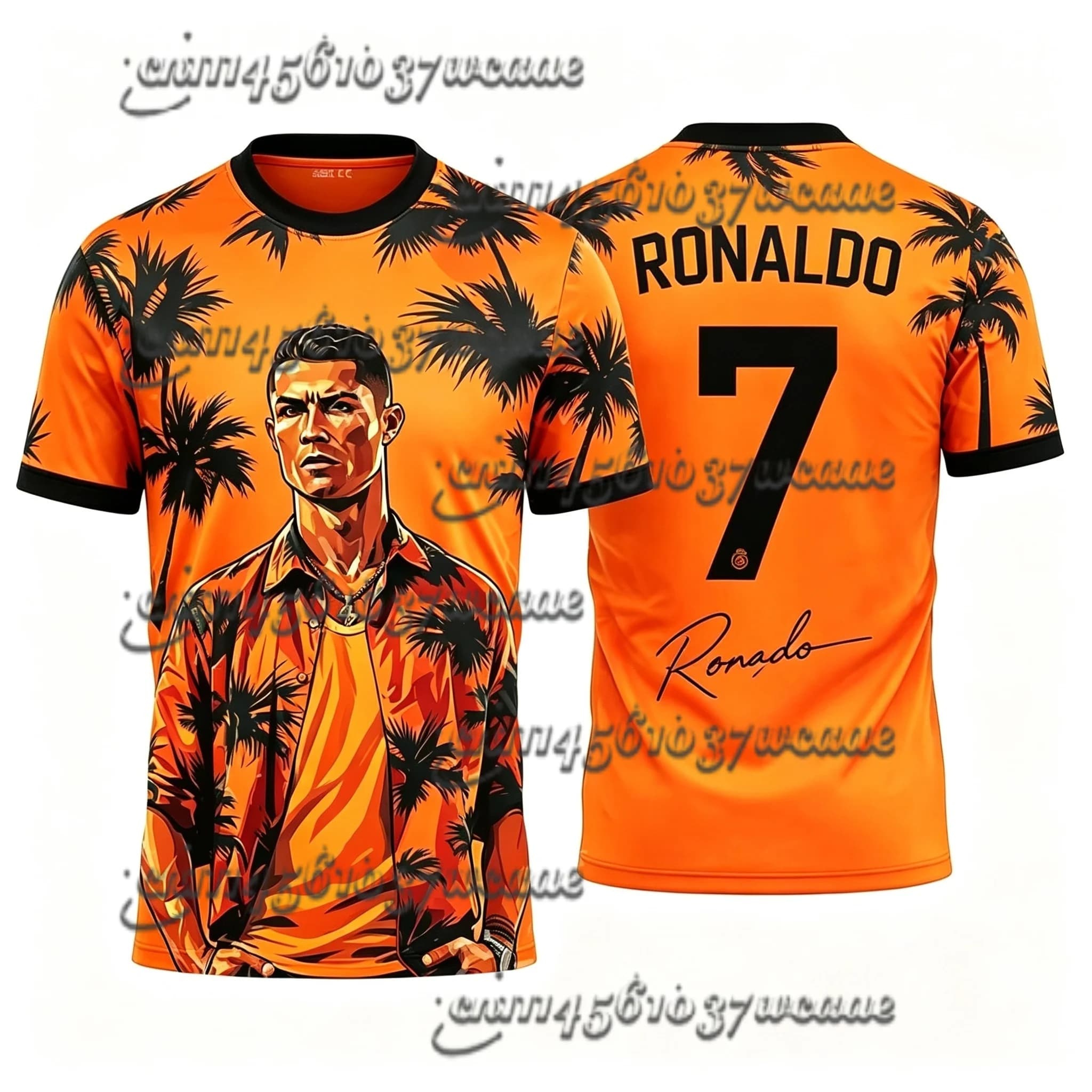 2026 New Exclusive Design Neymar 10 Purple Palm Tree Sunglasses Portrait Jersey Summer T Shirt for Fans FamilyMatching