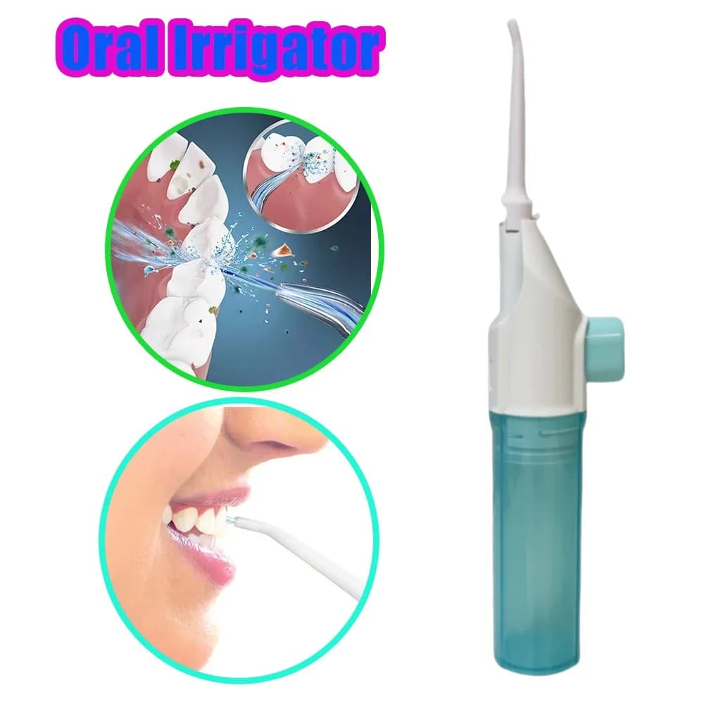 Idropulsore dentale portatile ad alta pressione Irrigatore orale senza fili Serbatoio da 300 ml per apparecchi ortodontici Cura Viaggi Pulizia dei denti a casa