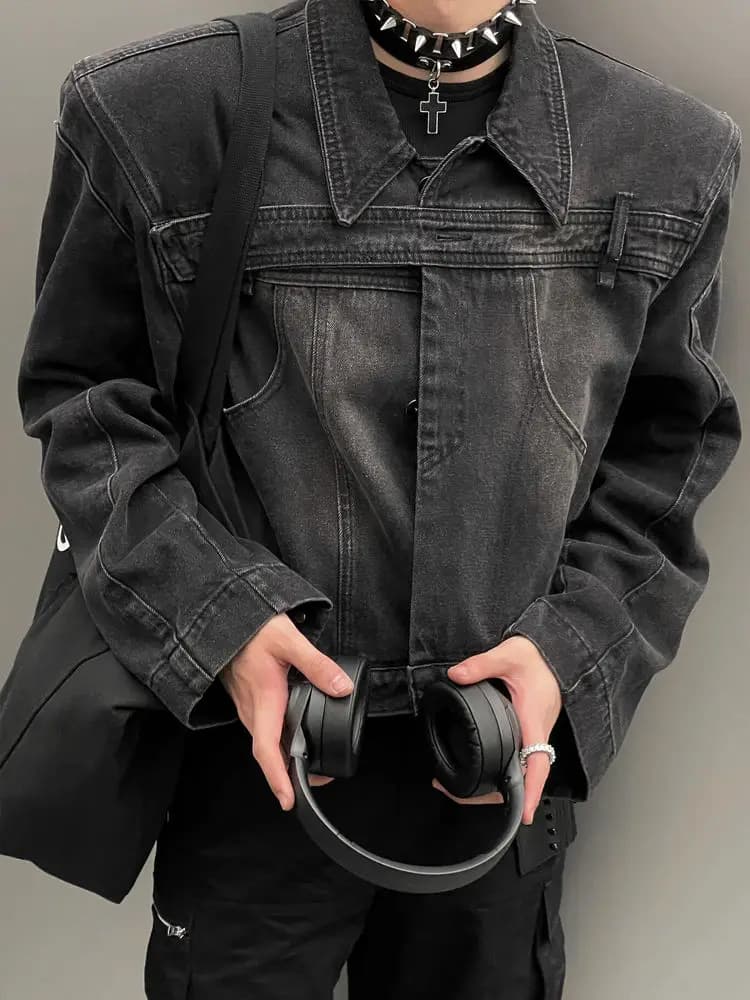 Giacca Cappotto Juicy da Uomo con Cappuccio Invernale Autunnale Stile Casual Moda Oversize Baggy per Ragazzo Giovane Hip Streetwear Downtown City Classico