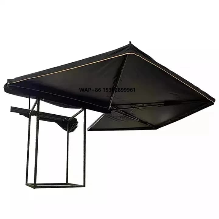 Foldable Roof Tent for Car Pop-up Side Curtain For Vehicles Outdoor Tent Camping umbrella Roof Tent for Car 270 Degrees Roof Tent for Car