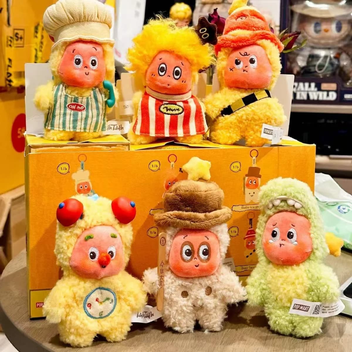 POP MART Kawaii Ciondolo in peluche Twinkle Twinkle Be a Little Star Blind Box Anime Action Figure Mistero Sorpresa