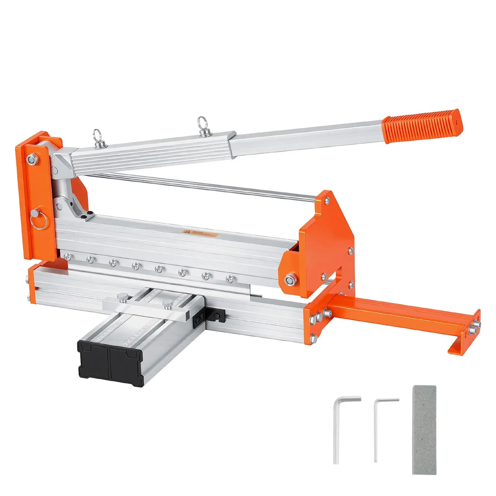 12 Inch Vinyl Floor Cutter, 12Mm Thick Laminate Flooring Cutter with Upgraded Labor-Saving Aluminum-Alloy Lever, Telescoping