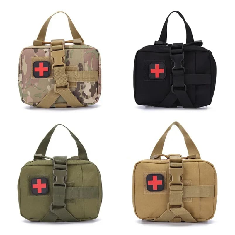 Borsa Tattica EMT Agganciabile con Sistema Molle, Kit Medico IFAK, Kit di Pronto Soccorso Staccabile, Borsa di Sopravvivenza per Emergenze, Caccia, Escursionismo e Attività all'Aperto