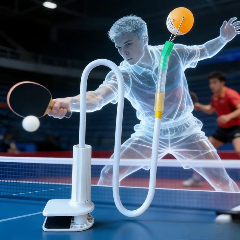 Pallina da Ping Pong Resistente per Principianti, Allenatore di Swing Portatile, Attrezzatura Sportiva Professionale