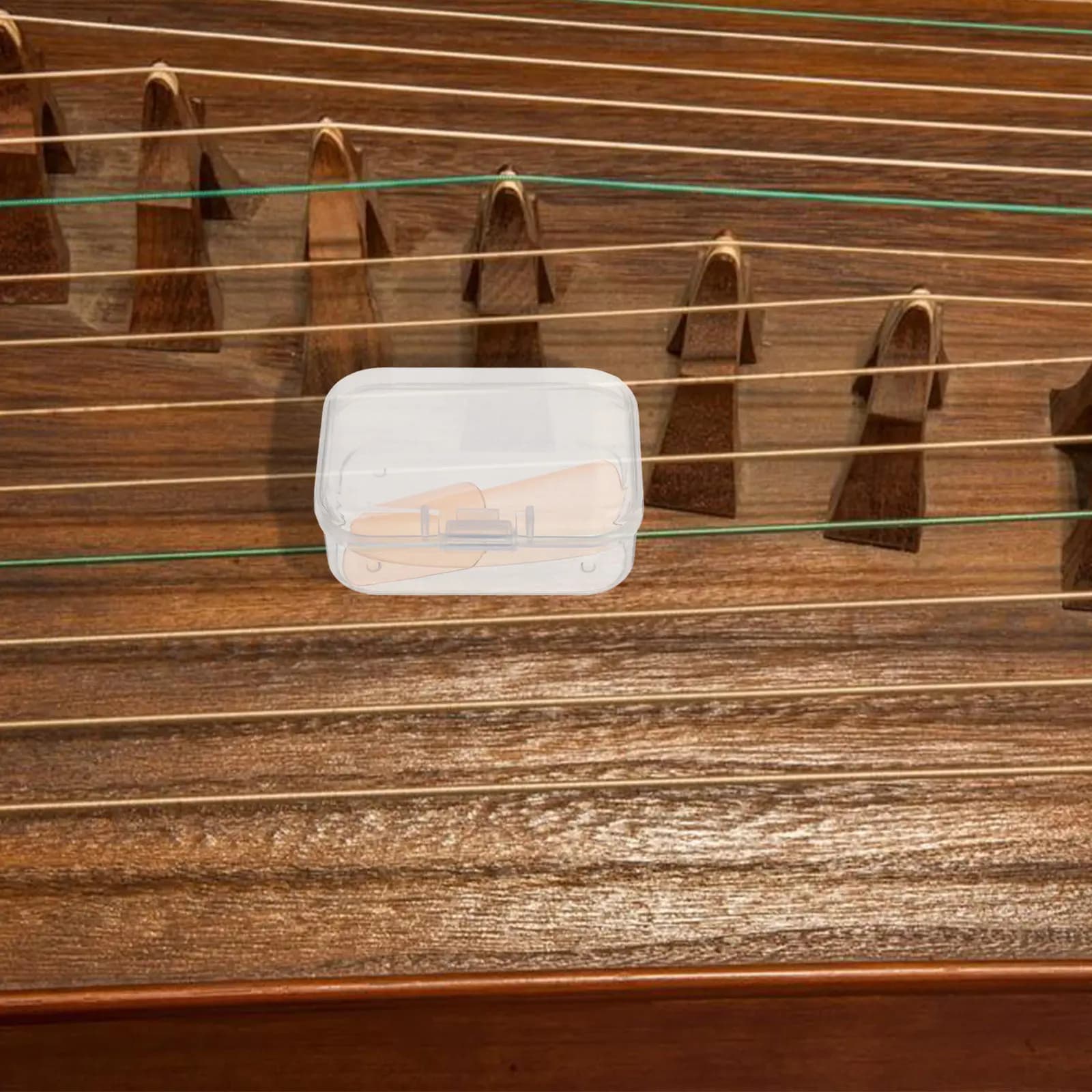 Transparent Finger Picks for Sanxian Elastic Nail Protectors Clear Finger Picks for Ukulele Banjo Pipa Practice Performance