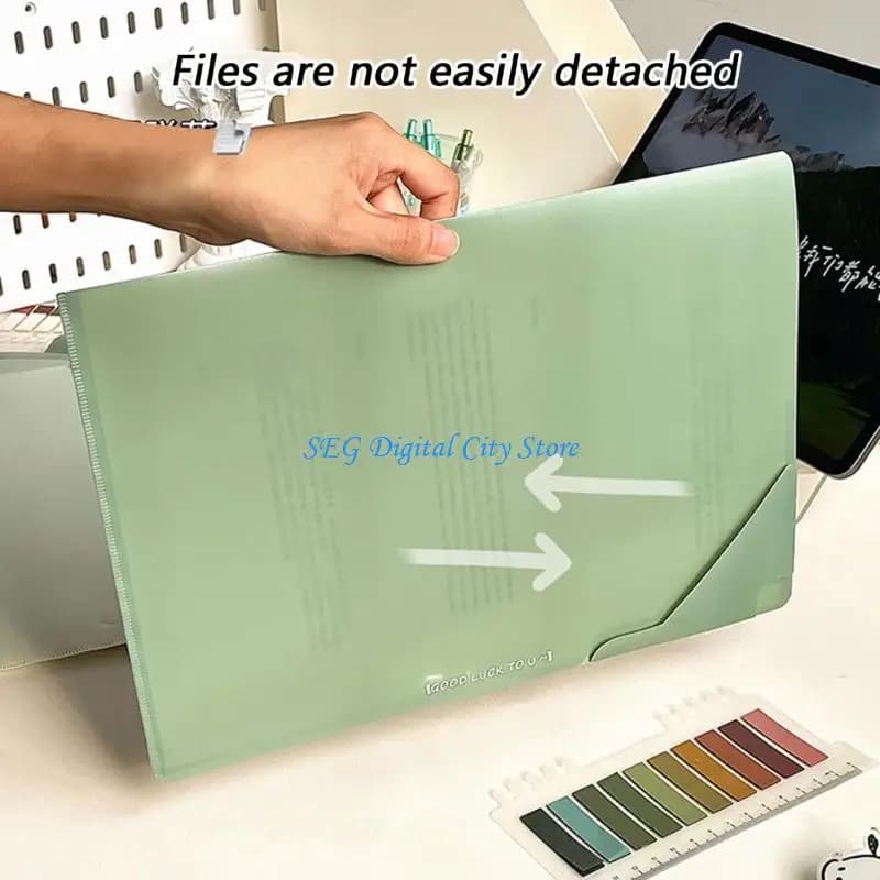 U75B 5 pezzi per cartelle file, custodia protezione dei file, porta carte con tasca trasparente, vista chiara,