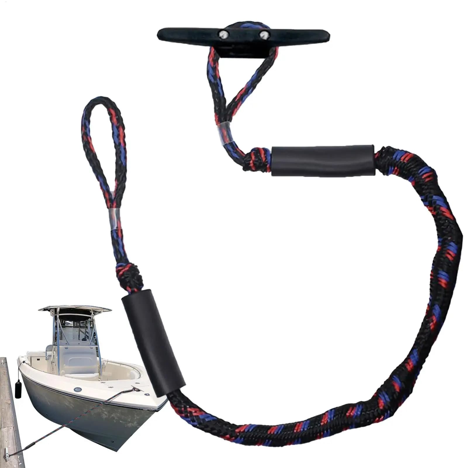 Linee di dock per barche Corda di ancoraggio Linee di dock con anello Prodotti di ancoraggio per kayak di sicurezza marina per pontone Rafting Watercraft