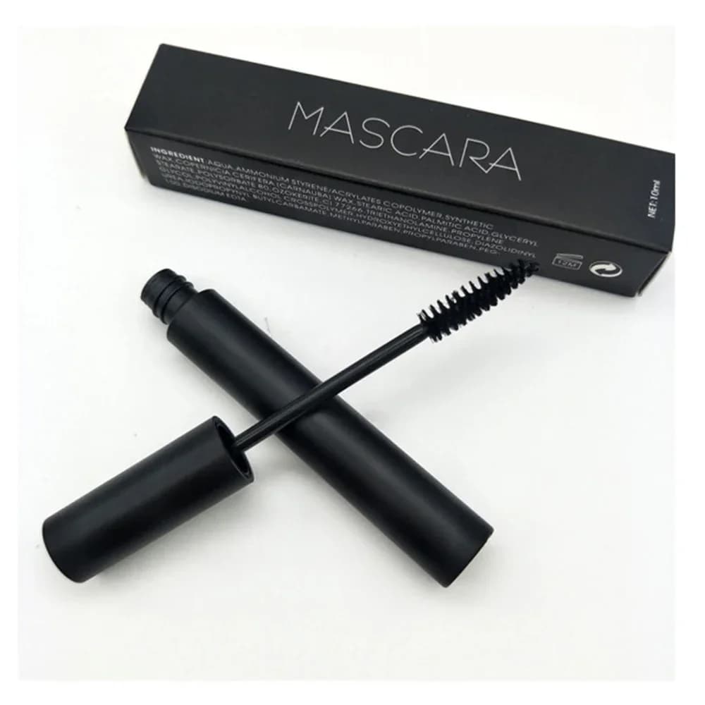 10ml Private Label Mascara Custom Bulk colore nero tubo tondo arricciatura spessa impermeabile allungamento ad asciugatura rapida bellissimo trucco per gli occhi
