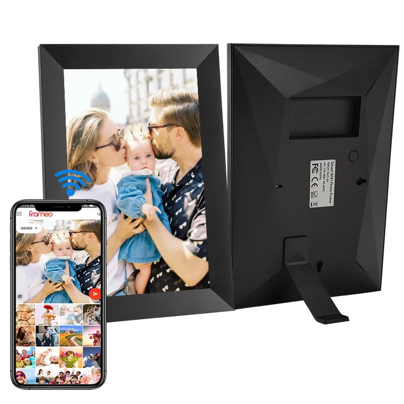 Digital Photo Frame 10 Inch WiFi Digital Picture Frame with IPS HD Touch Screen,16GB Storage