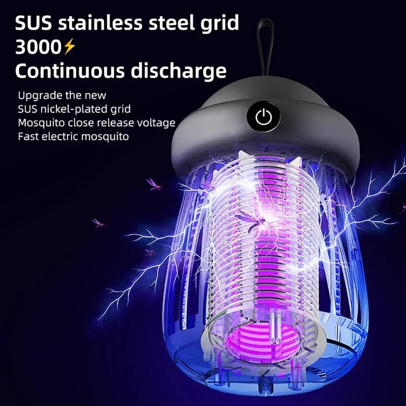 Waterproof Cordless LED Camping Light Dimmable Indoor Outdoor Portable Emergency Light for Home Travel Picnic Hiking Backpacking