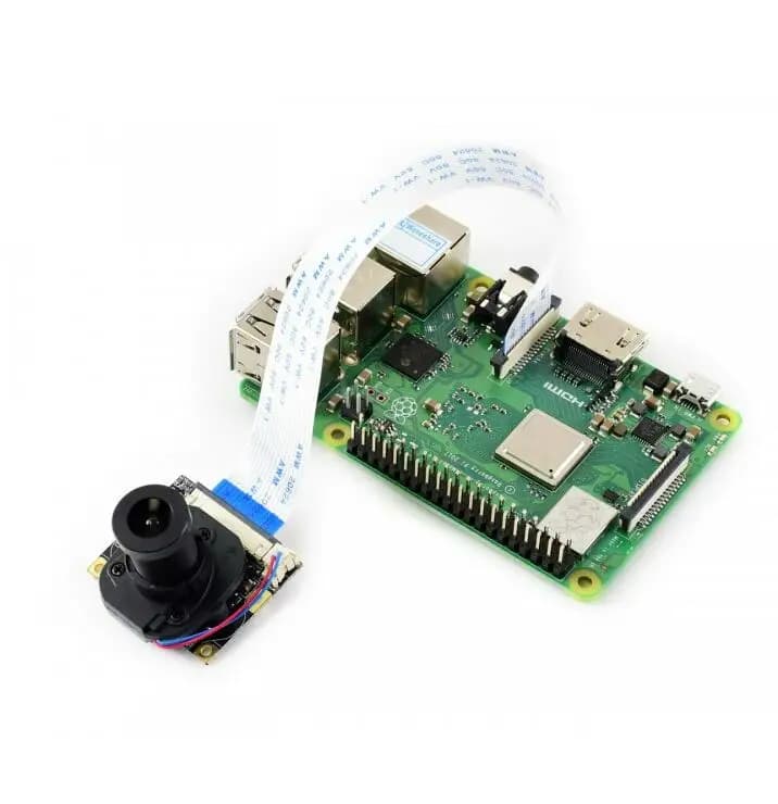 Built-in Raspberry Pi camera module, IR-CUT, supports IR-CUT RPi camera for night vision, better day and night image