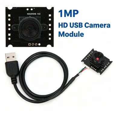 1MP 50 ° Modulo Webcam con Sensore CMOS OV9726 HD USB per WinXP/Win7/Win8/Win10/OS X/Android, Protocollo UVC Plug and Play