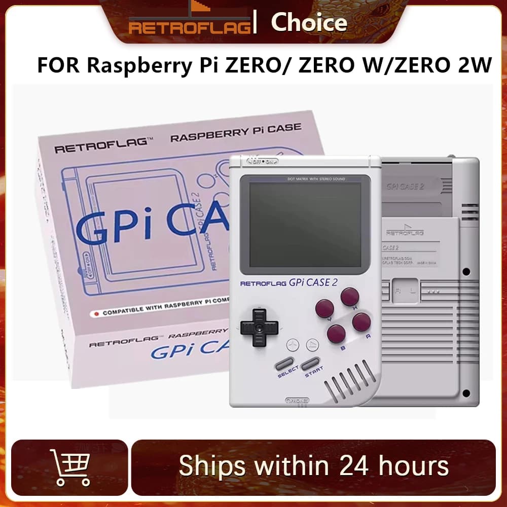 Retroflag GPi CASE 2 for Raspberry Pi CM4, Retroflag Case for Raspberry Pi with 3.0” LCD Screen for Compute Module 4, Gaming Accessories