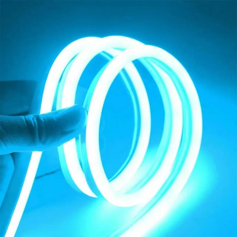 5V 12V 24V Led Luci di striscia al neon Nastro flessibile Corda impermeabile Tubo in silicone Bar 6mm Stretto FAI DA TE Decorazione natalizia Luce DC