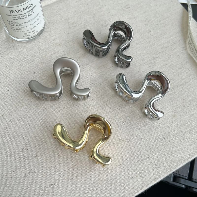 Nuove Mollette per Capelli in Metallo Irregolari Semplici ed Eleganti, Fermagli a Granchio Geometrici da Donna per Coda di Cavallo, Accessori Moda per Capelli