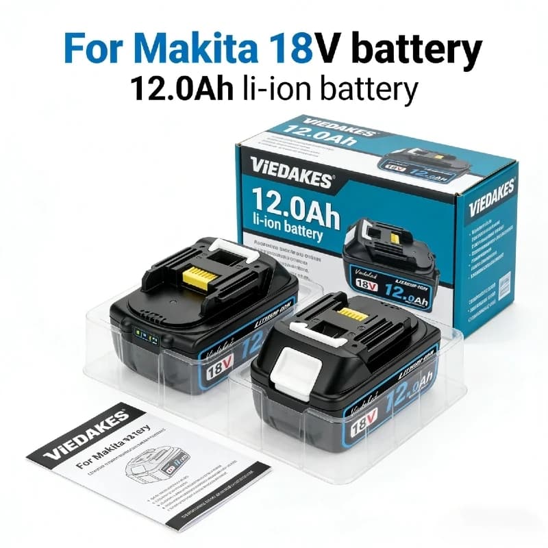 Original For Makita 18V Battery BL1860 12000mAh Compatible with DTD173 DHP487 DJV182 Professional Power Tools battery