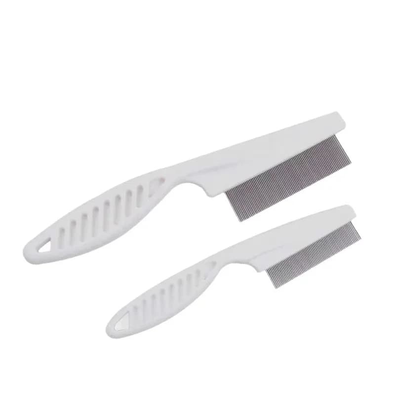 Fine-Tooth Pet Face Comb: Small Grooming Tool for Dog & Cat Eye, Mouth, Flea Removal & Hair Cleaning