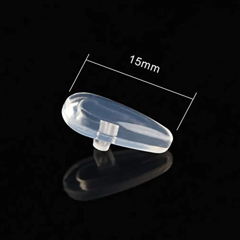 Kit di Riparazione Occhiali con Cuscinetti Nasali in Silicone, 10 Viti in Acciaio Inox, Pinzette Metalliche, Panno per Lenti e Scatola Portaoggetti