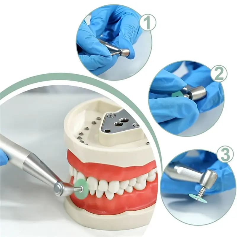 AB09 Dental polishing discs Gross reduction Contouring Spindle Stripe Set Dental Materials Teeth whitening 80 Pz/box