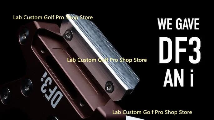 Nuovo Putter da Golf DF3i 2026 con Bilanciamento Zero Torque, per Destrorsi, con Asta in Grafite ACCRA, Nero/Bianco, Impugnatura Press Pistol 2 ° impugnatura