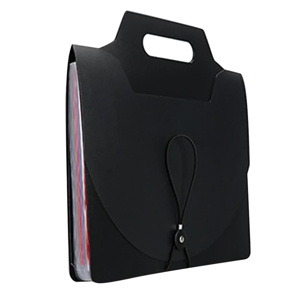 Cartella portadocumenti in plastica a 3 strati, impermeabile, a fisarmonica, per ufficio, scuola, viaggi, borsa porta documenti espandibile