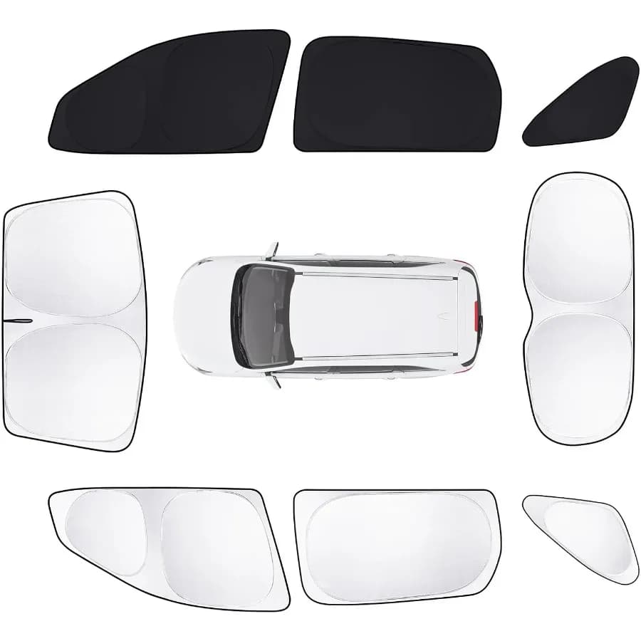 8 pz Finestra di Automobile Shades per Kia Sorento 20162020 Accessori Parabrezza Lato Posteriore Pieno Parasole Visiera UV Blocco Privacy Pr