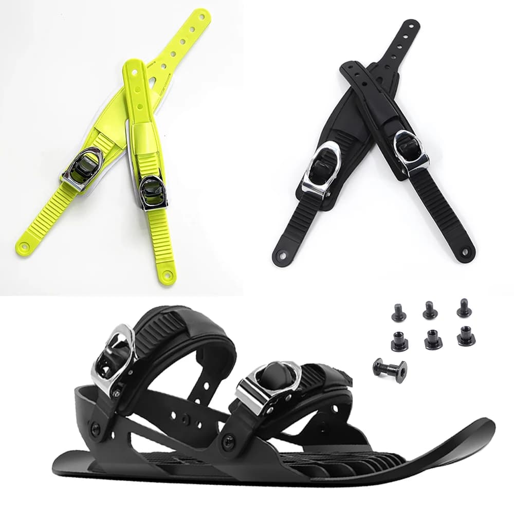 Nuove cinghie da snowboard Hardware a cricchetto colorato Cinturino con fibbia Base in metallo Accessori per scarponi da sci con viti e scala a cricchetto
