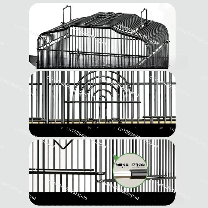 Capanna Alimentatore Nido Gabbia per uccelli Porta pappagalli Allevamento Villa Casa Gabbia per uccelli Piccione Lusso Oiseaux Accessori Prodotti Pet