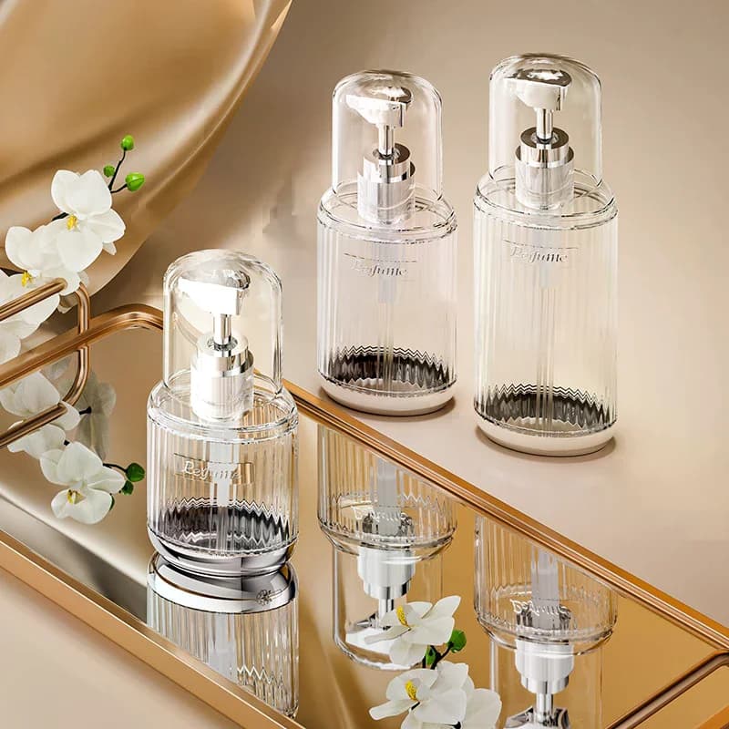 60/90/120ML Dispenser di Sapone Liquido Bottiglia Vuota Pompa Riutilizzabile Bagno Bottiglie di Shampoo Contenitore di Liquido Shampoo Dispenser Decor