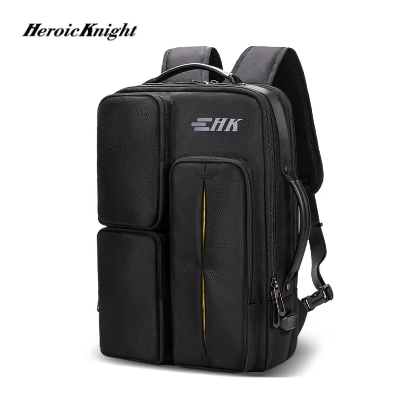 Laptop Backpack Heroic Knight for Men Multifunctional Workbench for daily work YKK Large Capacity Waterproof Travel Backpack