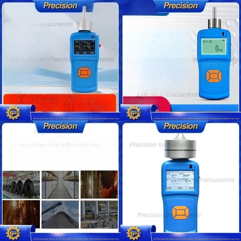 2026 Rilevatore di gas portatile per ossigeno Idrogeno Solfuro Rilevamento monossido di carbonio con funzione di allarme pompa