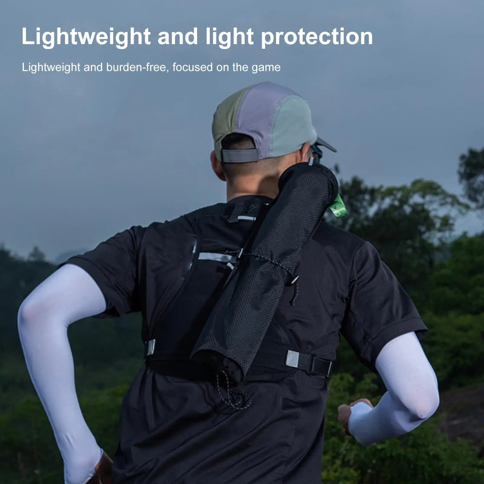 Storage bag for trekking poles Portable storage for trekking poles Case for walking sticks Camping bag for hiking with coulisse