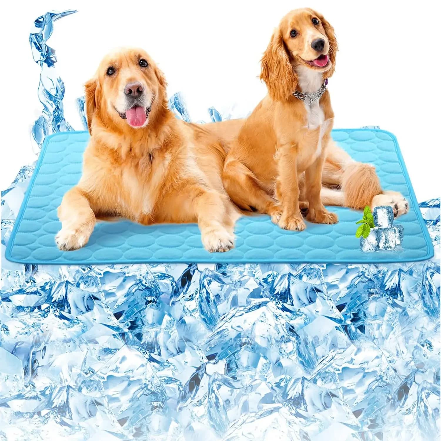 NONOR Tappetino rinfrescante per cani Lettino estivo per cani Gatti Cuccia Pad Traspirante Coperta auto rinfrescante per animali domestici Letto per seggiolino auto per cani